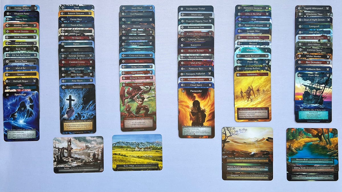 Sorcery TCG Beta Booster Box - Complete Contents