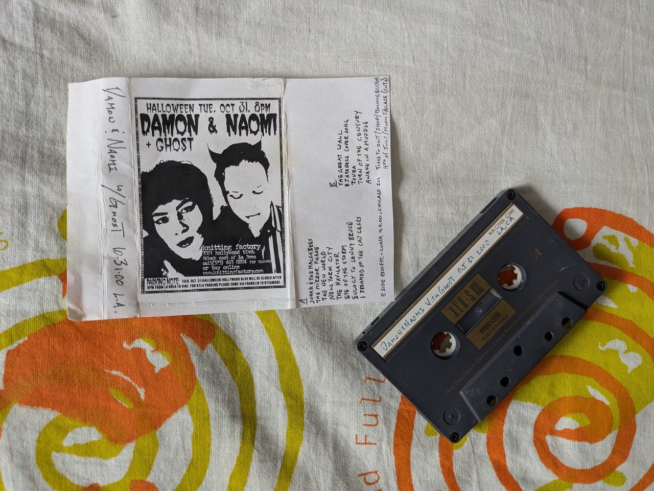 Damon & Naomi with Ghost - Hallowe'en 2000