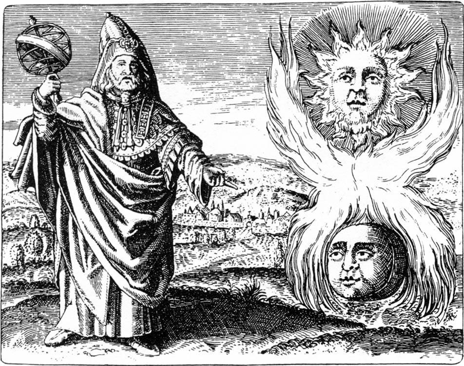 Raffigurazione di Ermete Trismegisto