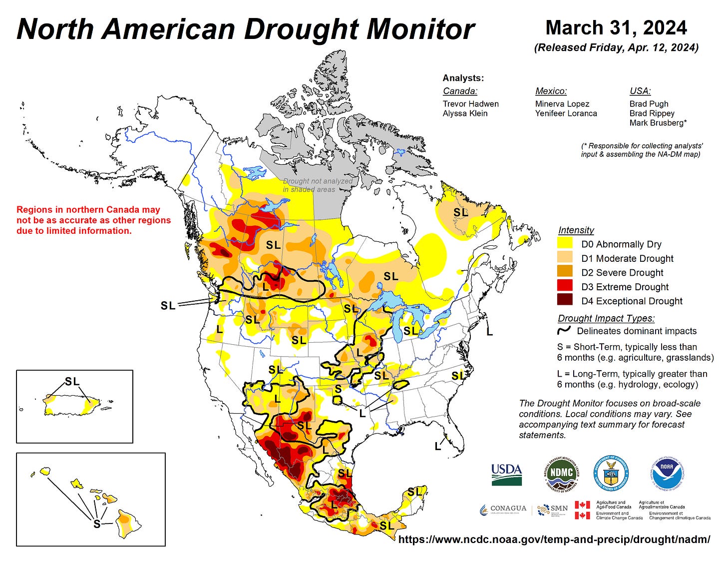 North American Drought Monitor