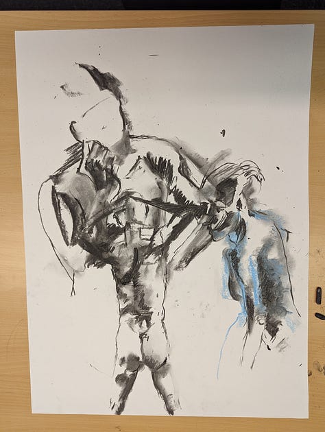 life drawing male nude cardiff and aberdare