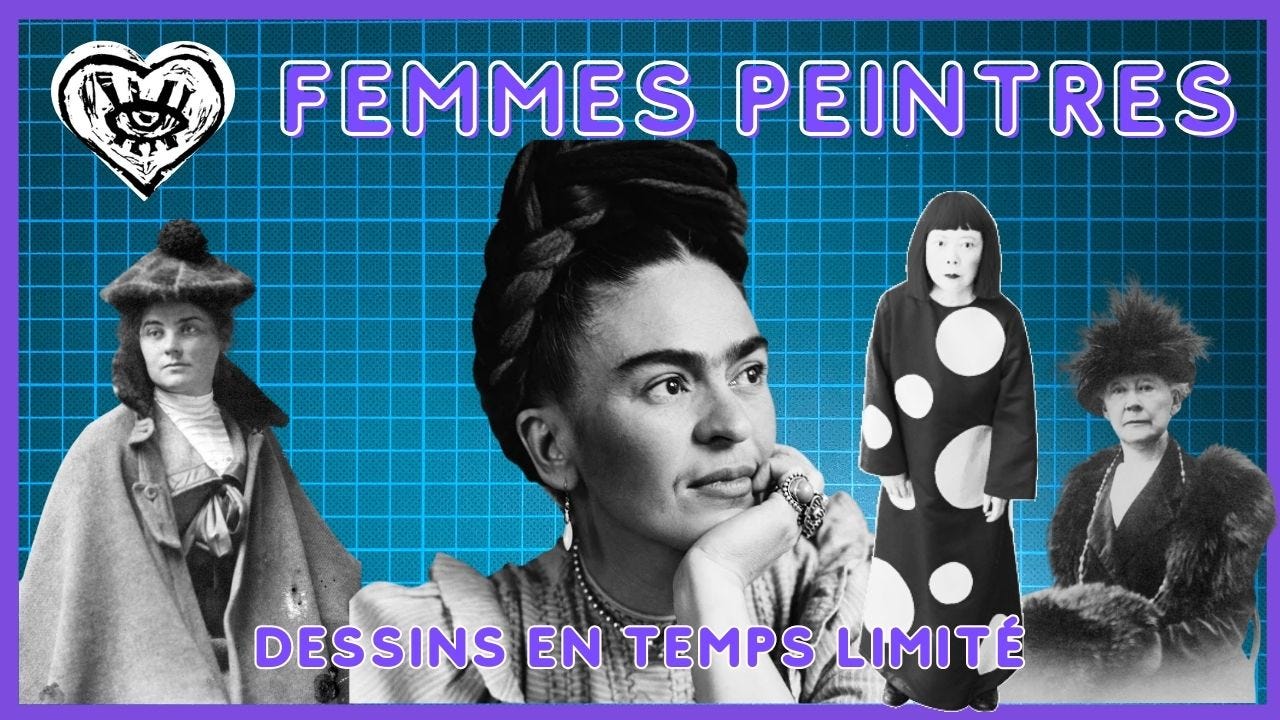 Miniature de la session du 31 Août, on y voit un montage de photos de femmes peintres. Miniature de la session du 31 Août, on y voit un montage de photos de femmes peintres.