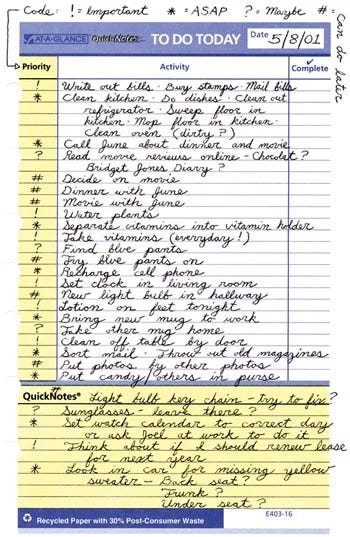 A list by Julie Smalley.