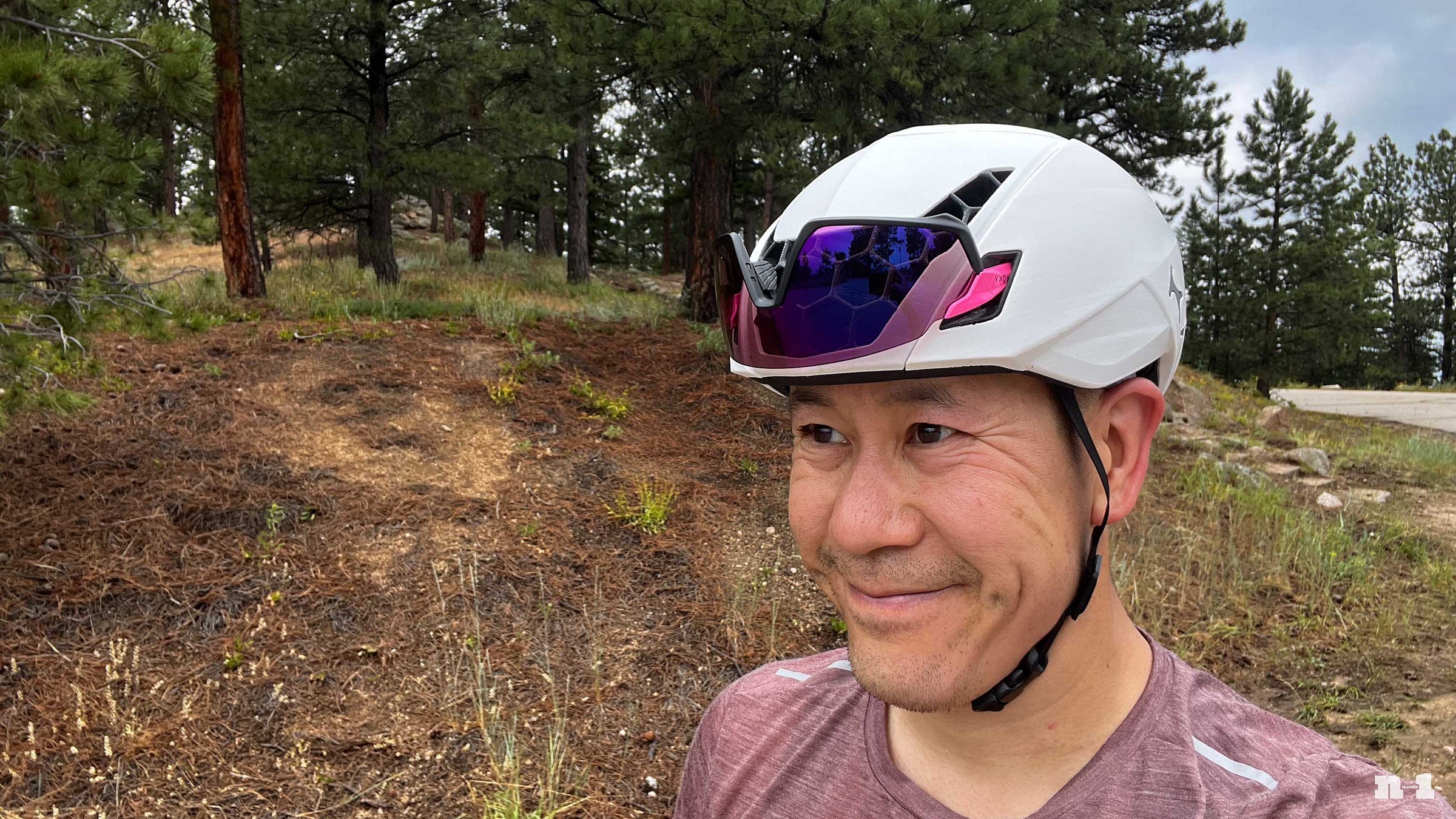 KAV Rhoan 3D-printed helmet sunglass ports