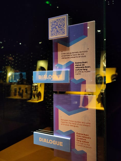 Vue du parcours permanent du Musée des Arts africains, océaniens et amérindiens (septembre 2025)