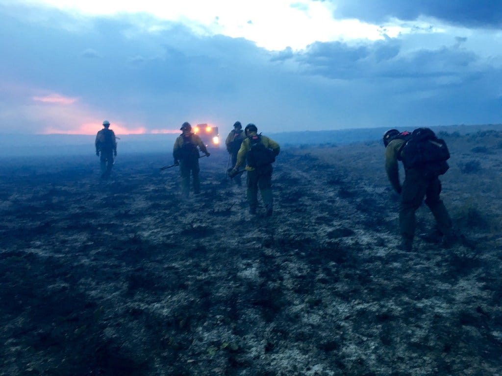 Montana BLM fire crew Montana BLM fire crew