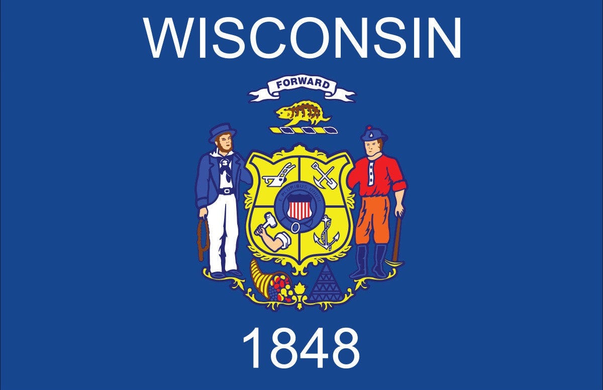Wisconsin State Flags