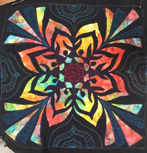 Magnificent Mandala from a Mel beach class Magnificent Mandala from a Mel beach class