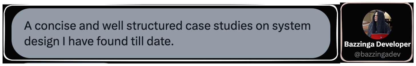 System Design Newsletter Feedback