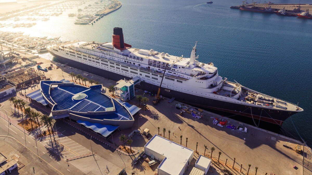Former ocean liner Queen Elizabeth 2 opening as luxury hotel in Dubai - Los Angeles Times Former ocean liner Queen Elizabeth 2 opening as luxury hotel in Dubai - Los Angeles Times