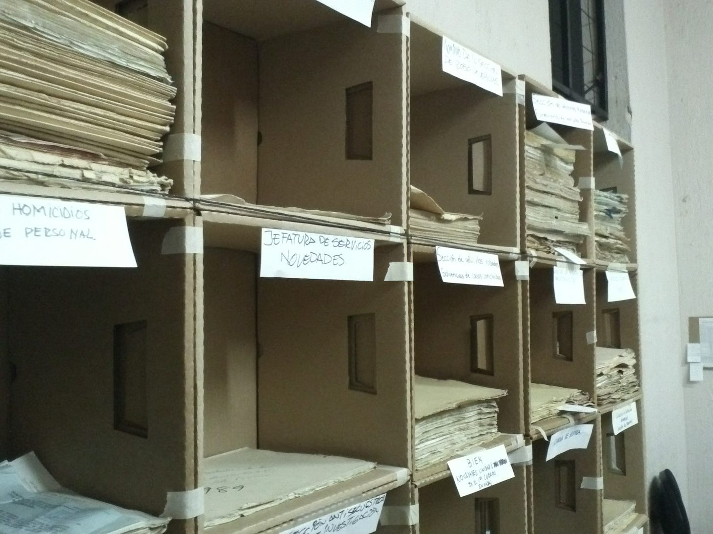 Sorted files at the AHPN Sorted files at the AHPN