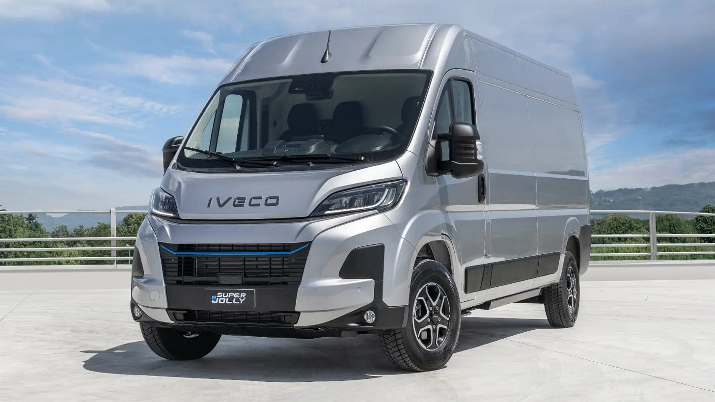 Iveco eSuperJolly large electric van debuts with bigger range and payload  than eDaily • Professional Van