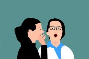 Gossip illustration