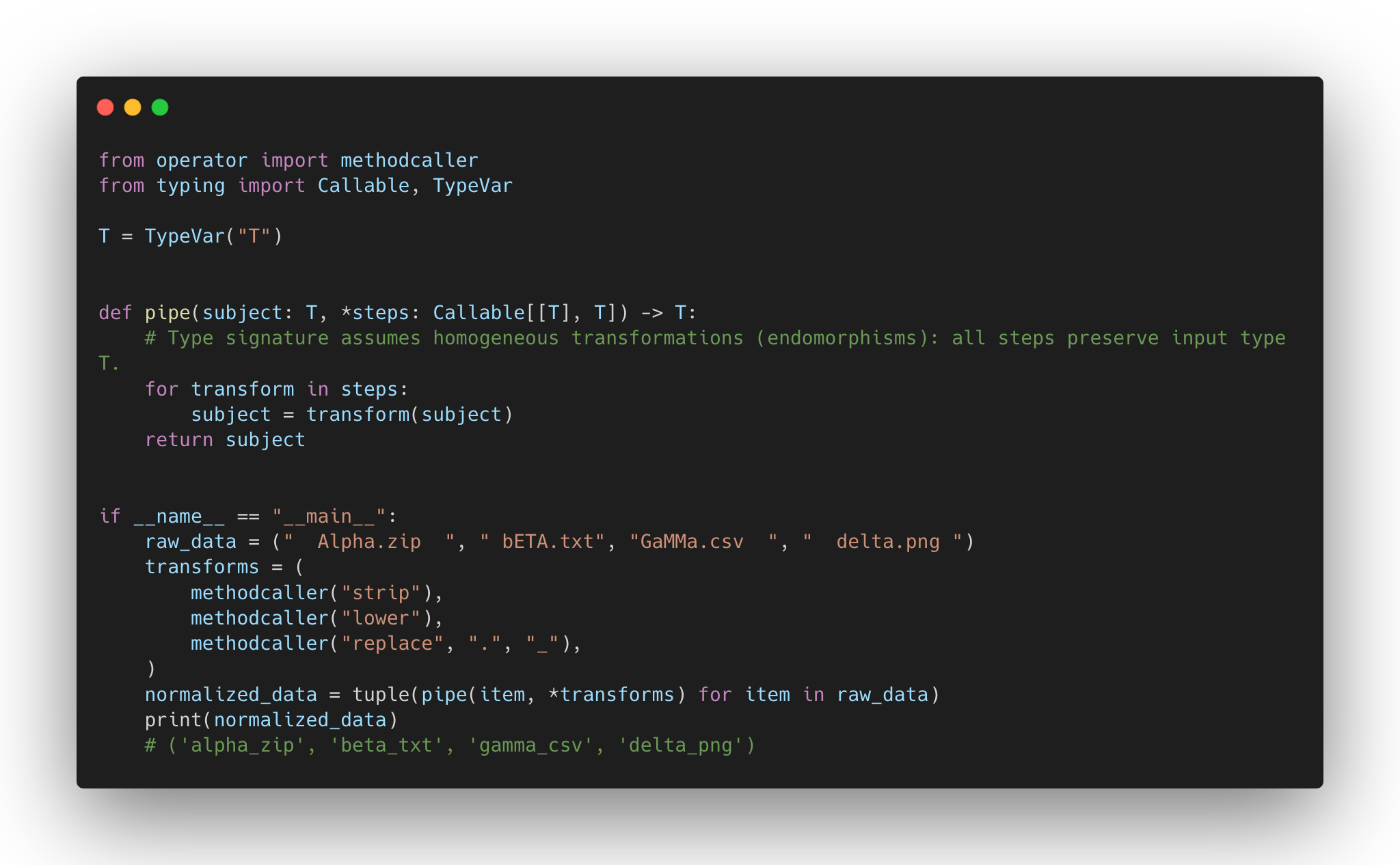 Functional Programming Bits in Python - by Martynas Šubonis