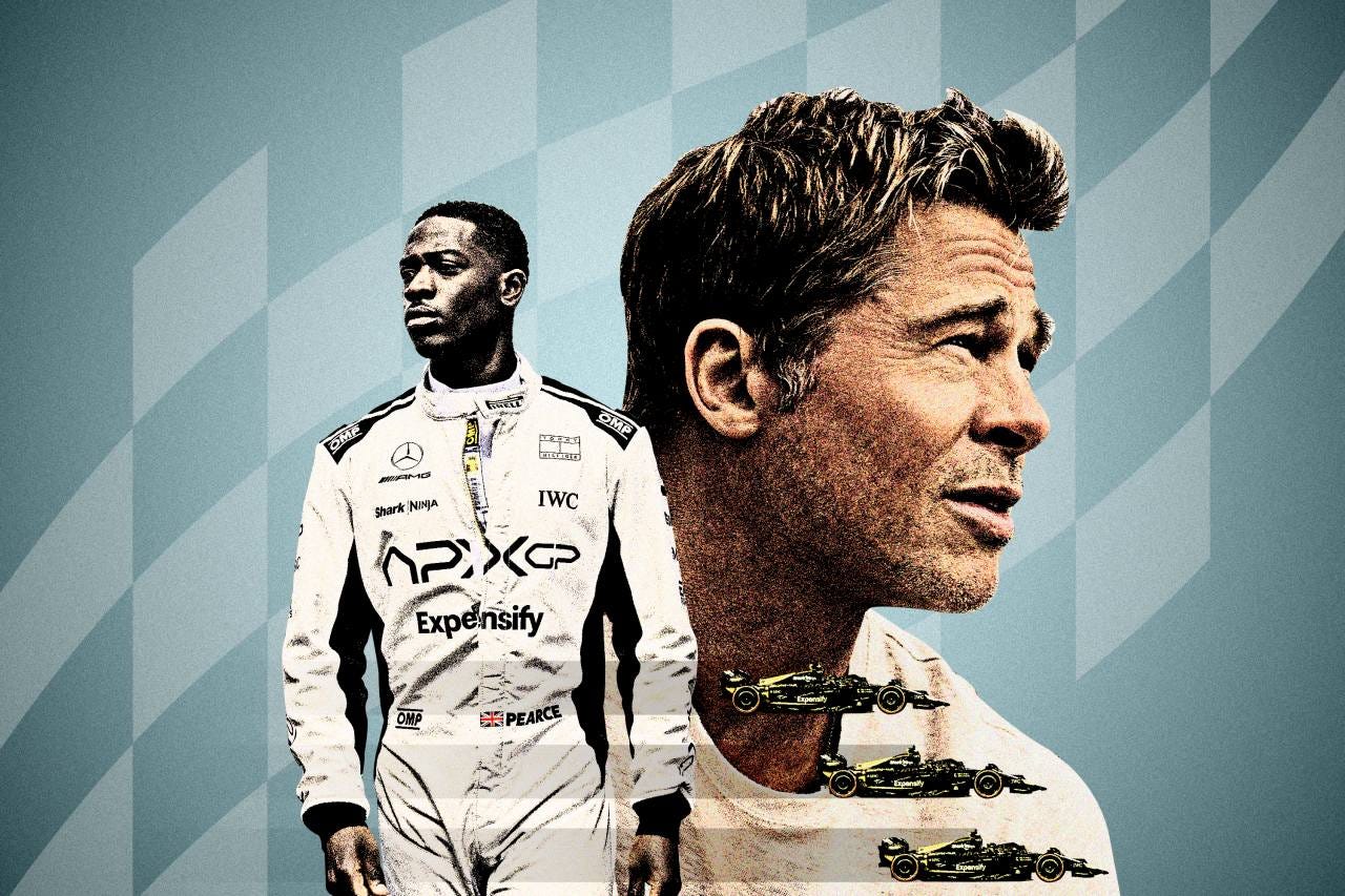 Apple Hopes Brad Pitt's 'F1' Movie Can Deliver a Hollywood Hit - WSJ