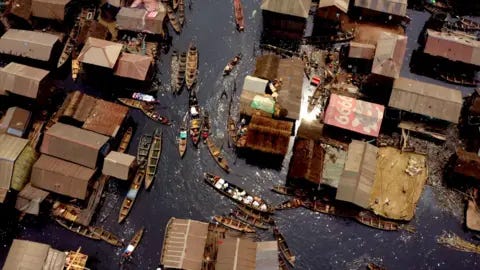BBC Aerial shot of homes