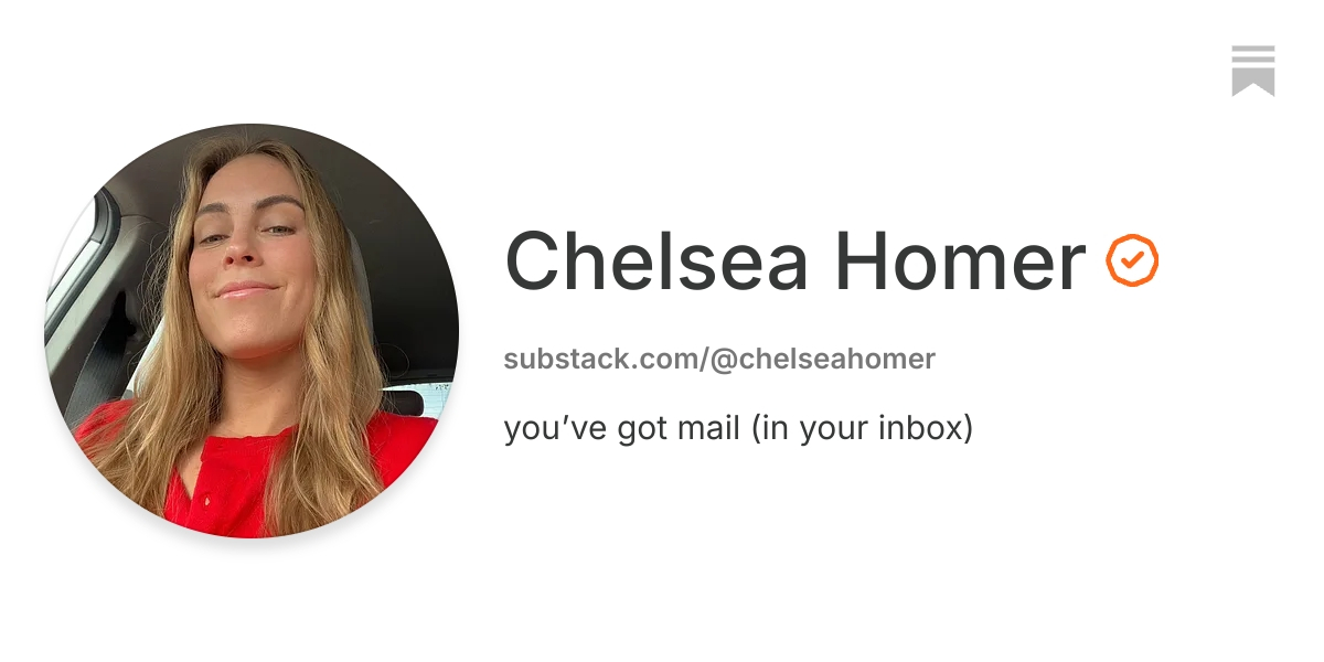 Chelsea Homer | Substack