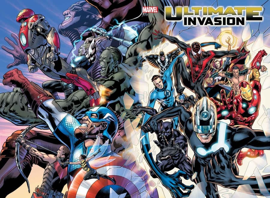 ULTIMATE INVASION #1 cover by Bryan Hitch
