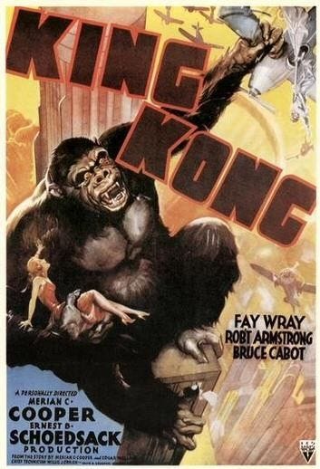 'King Kong' movie posters from different eras