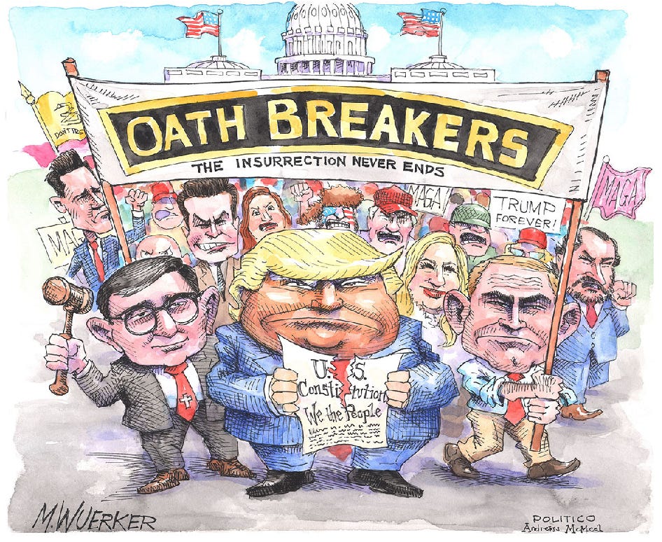 How is Trump destroying the Constitution? (A Survey of Political Cartoons)  | The Patron Saint of Superheroes