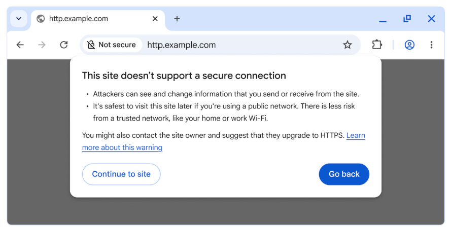 Google Chrome to warn users before opening insecure HTTP sites
