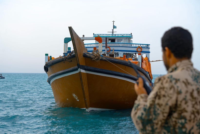 Yemeni Forces Interdict Large Iranian Weapons Shipment Bound for Houthis