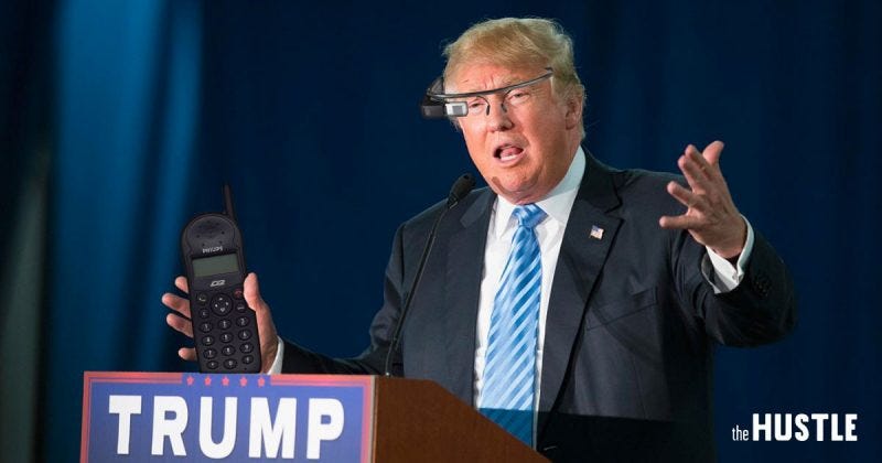 donald trump not so much on latest technology