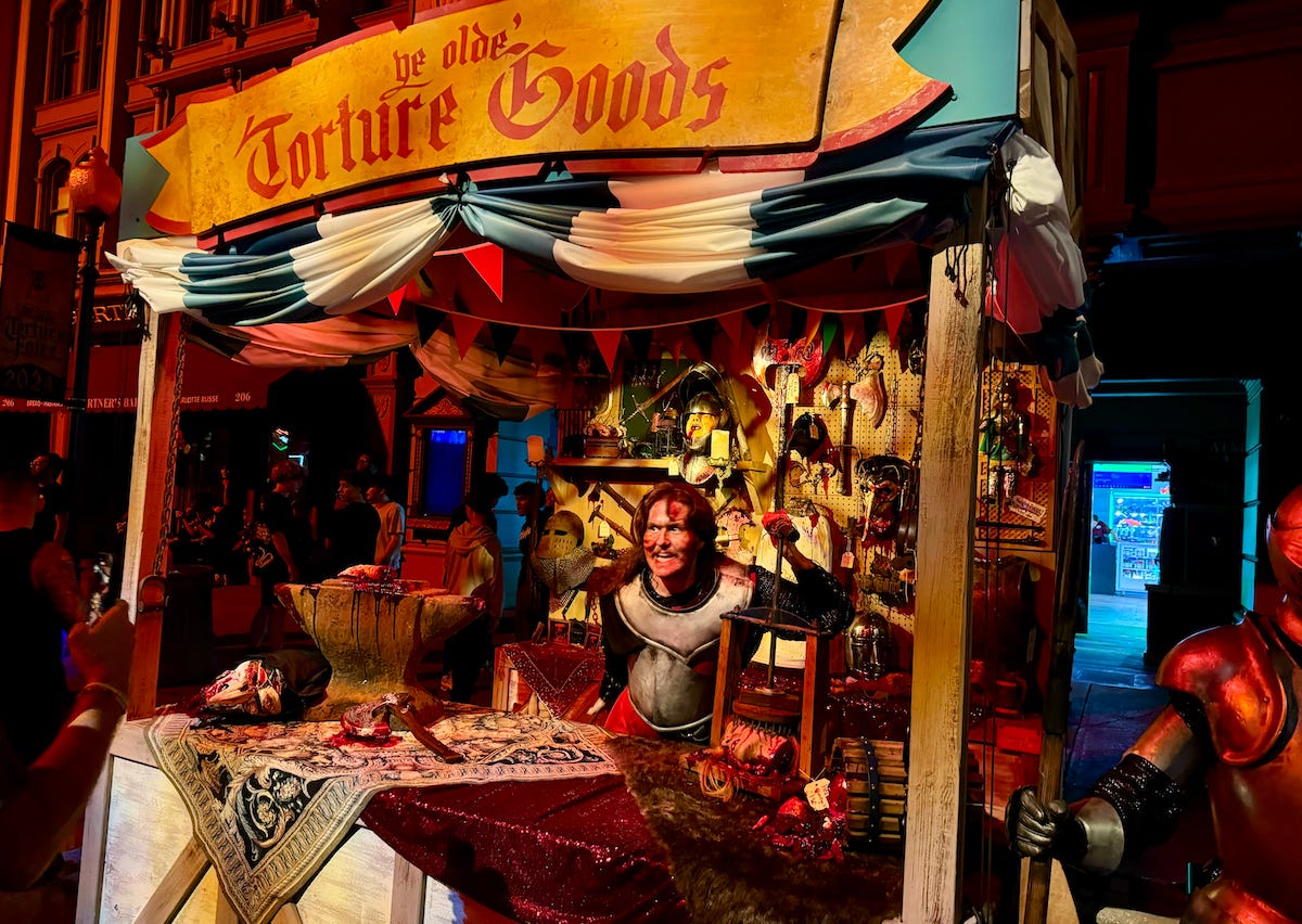 Torture Faire scare zone Halloween Horror Nights 2024