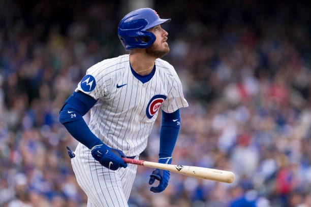 Cody Bellinger of the Chicago Cubs bats in a game against the Cincinnati Reds at Wrigley Field on September 27, 2024 in Chicago, Illinois.