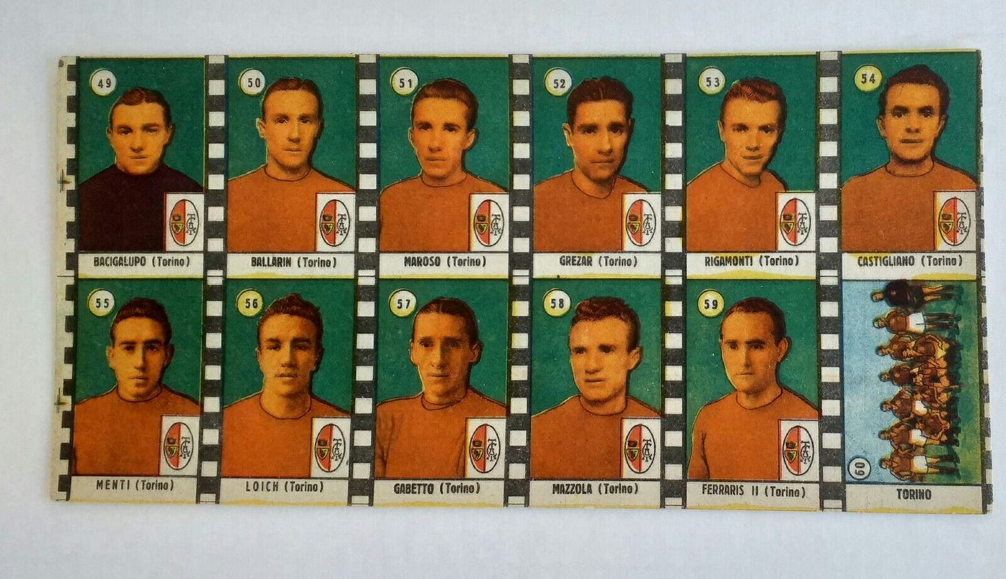 figurine grande torino 1947  - Foto 1 di 1