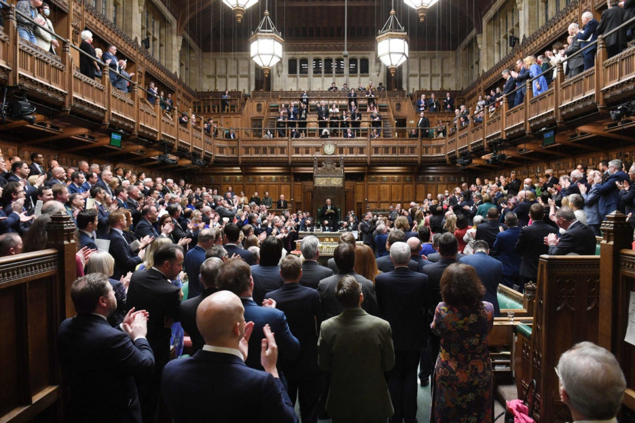 Rare applause in the House of Commons as parliament puts on united front  over Ukraine