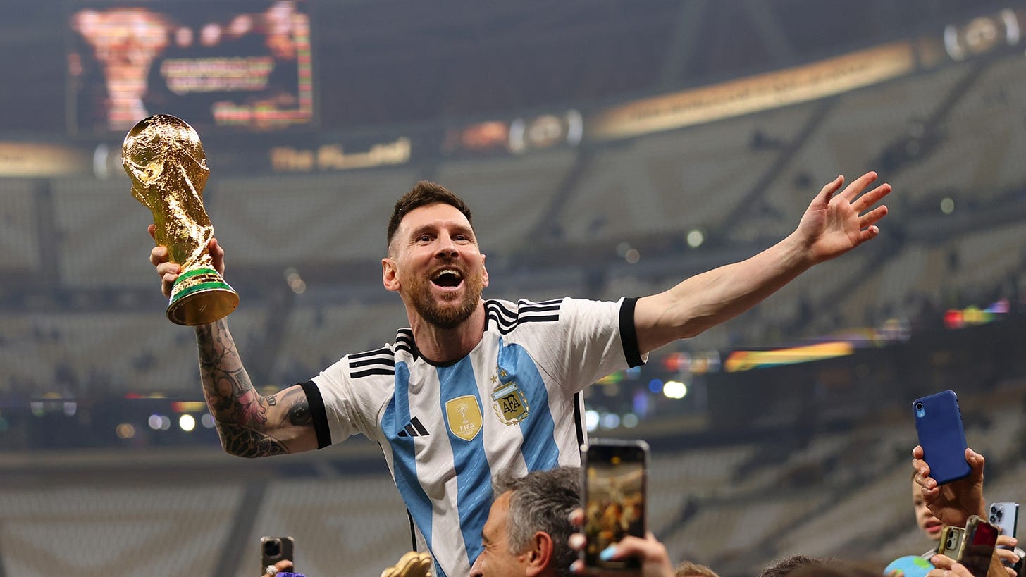 Messi World Cup Trophy Wallpapers - Wallpaper Cave