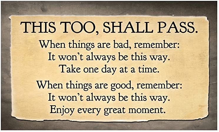Coronavirus Outbreak 2020: This Too Shall Pass - Lisa Ventura Coronavirus Outbreak 2020: This Too Shall Pass - Lisa Ventura