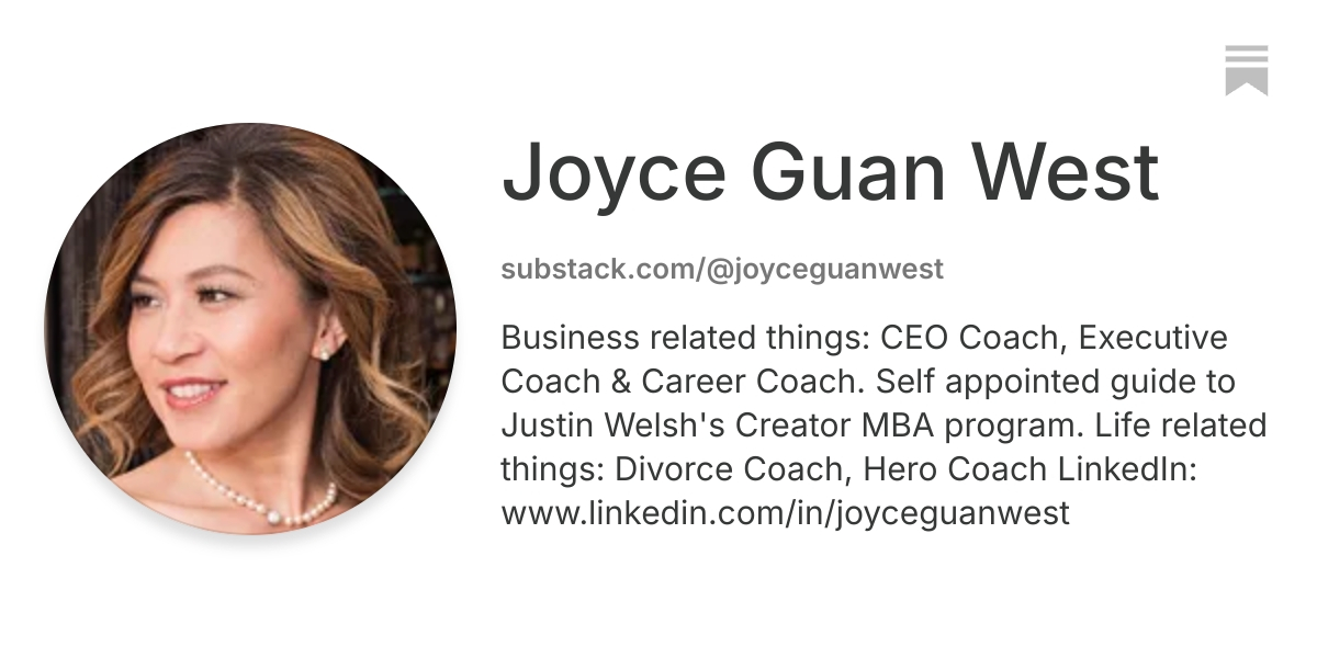Joyce Guan West | Substack