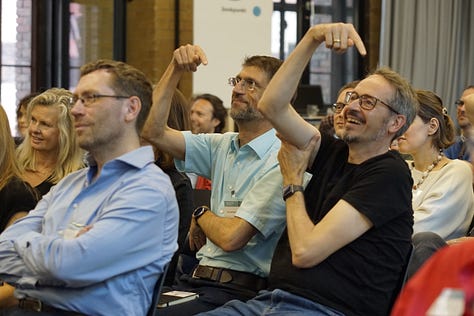 Pictures from music thinking lecture and workshop