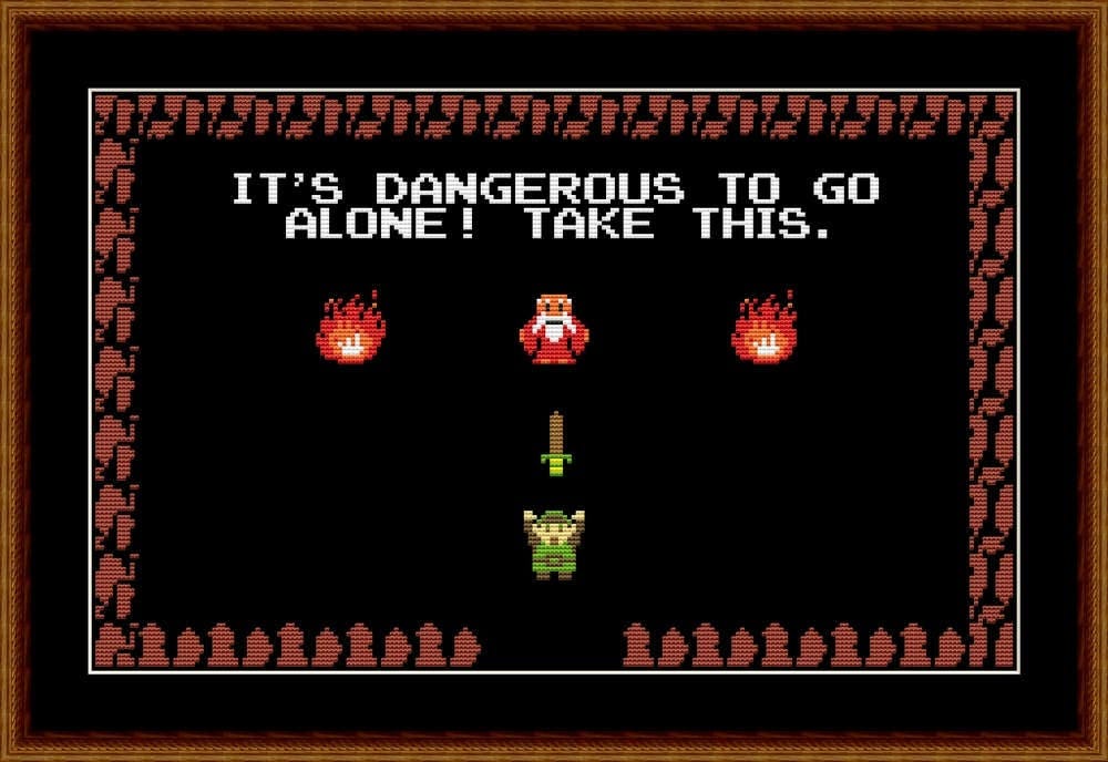 Legend of Zelda - It's Dangerous To Go Alone - Kreuzstichmuster PDF Sofort-Download - Etsy Österreich Legend of Zelda - It's Dangerous To Go Alone - Kreuzstichmuster PDF Sofort-Download - Etsy Österreich