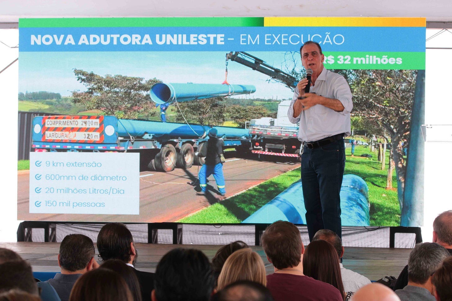 Prefeitura e Semae entregam obras que reforçam o abastecimento de água para 340 mil moradores Prefeitura e Semae entregam obras que reforçam o abastecimento de água para 340 mil moradores