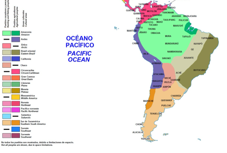 A map of the north and south america AI-generated content may be incorrect.