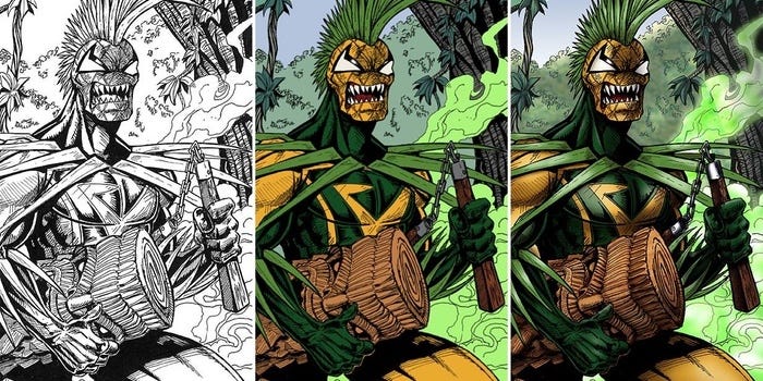 pineapple-man-coloring pineapple-man-coloring