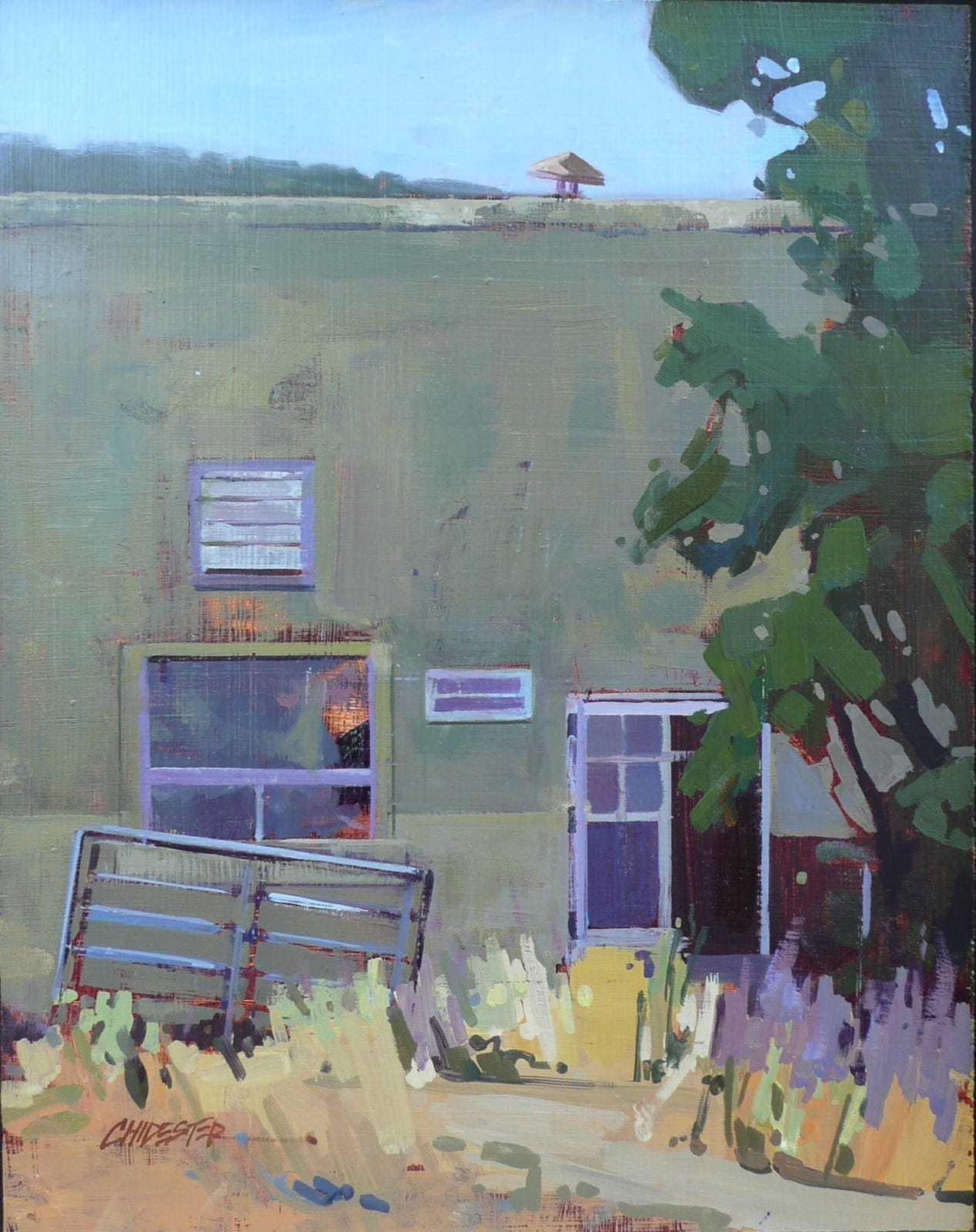 A painting of a building

Description automatically generated