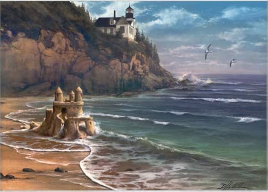 Amazon.com: LordsArt Wise and Foolish Builders by Danny Hahlbohm - 12x16  Unframed Print: Posters & Prints