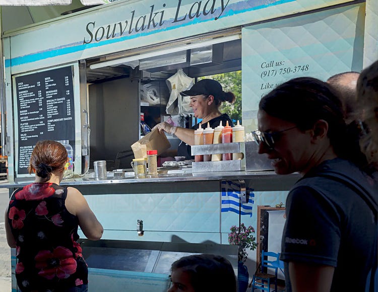  The Souvlaki Lady