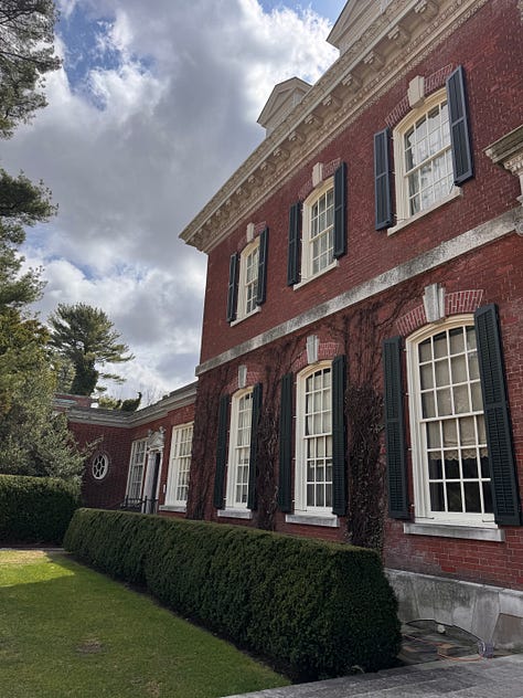 The Old Westbury Gardens, where episodes of Sex and the City ( “I Love a Charade"), Gossip Girl (“The Grandfather" — which I happened to watch last night), and The Gilded Age were filmed. Movies shot here include North by Northwest, Cruel Intentions, Age of Innocence, and most importantly — Hitch