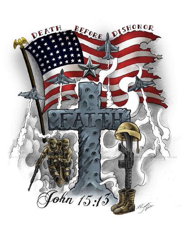 Christian Patriotic Background