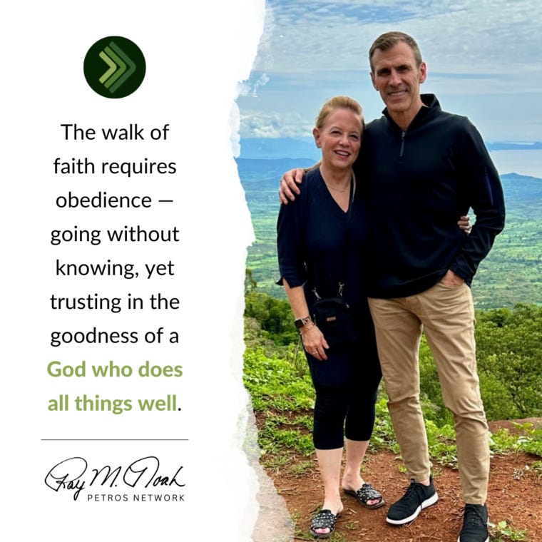 petros network The walk of faith requires obedience — going without knowing, yet trusting in the goodness of a God who does all things well.—Ray Noah petros network The walk of faith requires obedience — going without knowing, yet trusting in the goodness of a God who does all things well.—Ray Noah