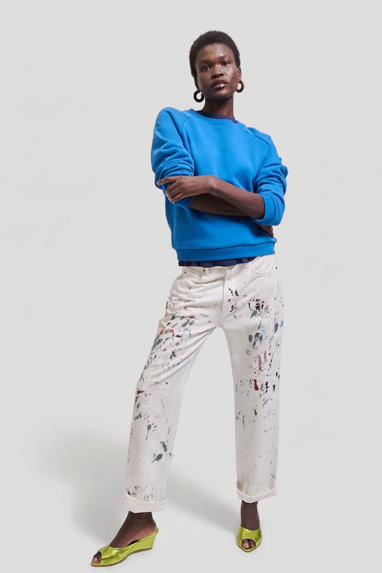 The Slouch & Essential Shirt in Painted Oyster