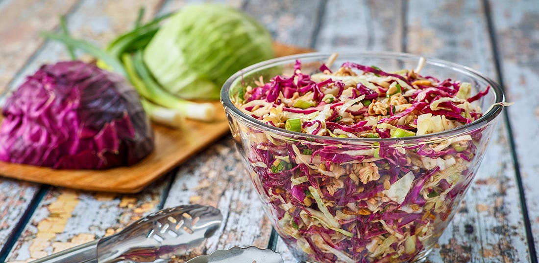 Asian-Inspired Sesame Ginger Coleslaw 