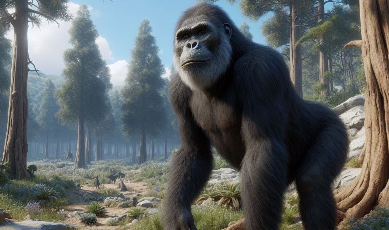 O 'King Kong' pré-histórico de 3 metros da vida real desapareceu há 215.000 anos. O 'King Kong' pré-histórico de 3 metros da vida real desapareceu há 215.000 anos.