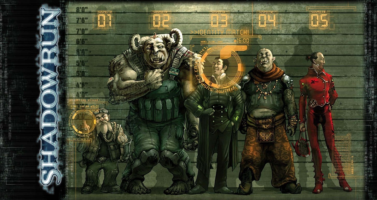 Step into the darkness of a cyberpunk world with Shadowrun Wallpaper