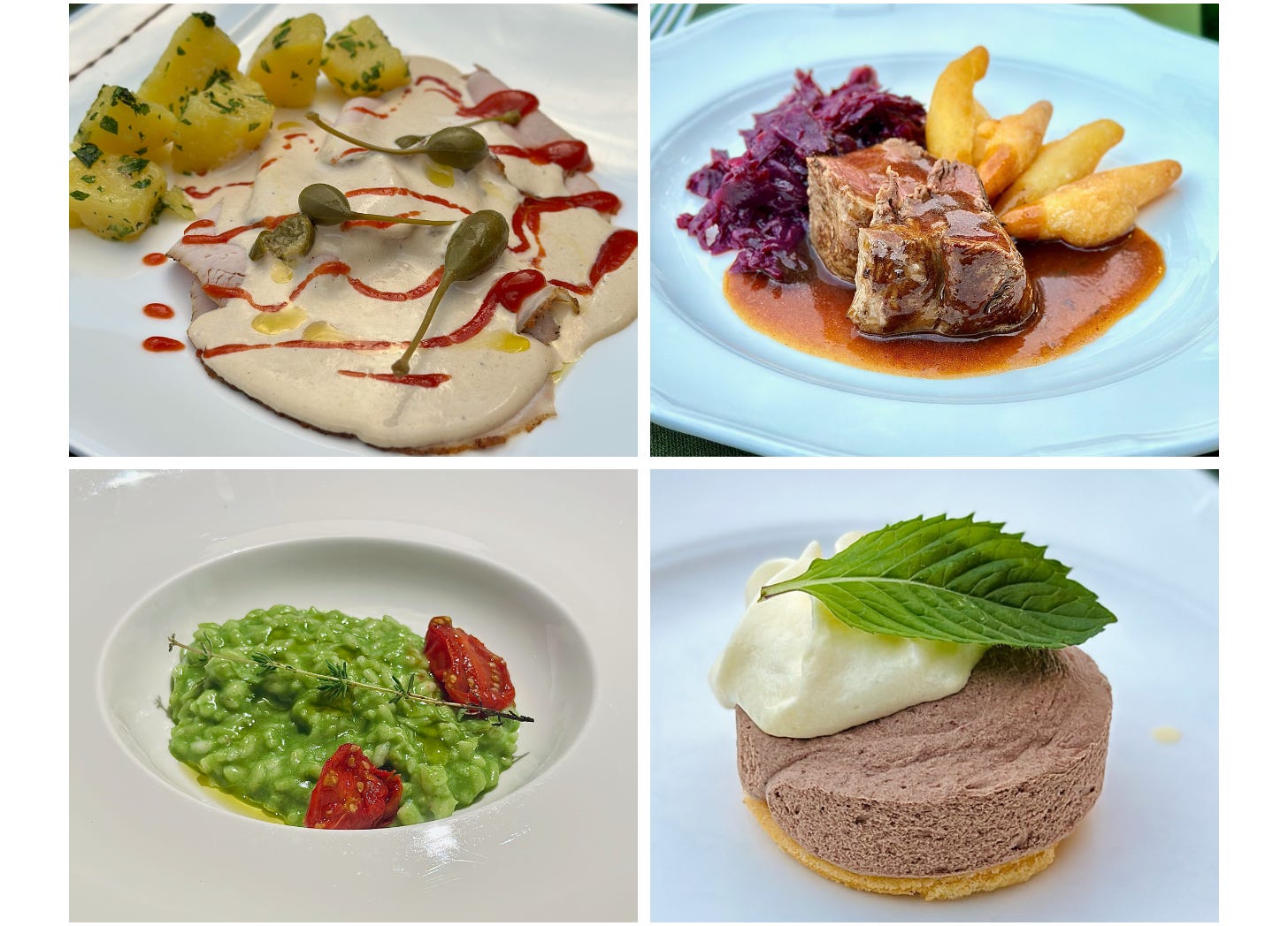 menu items - hotel drumlerhof